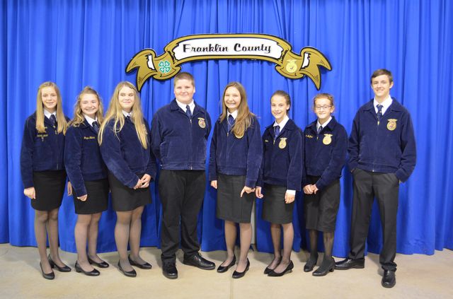 2017-2018 FCMS FFA Officer Team